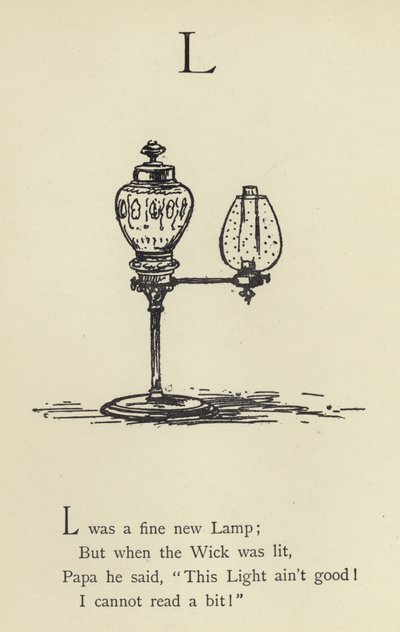 文字L 作： Edward Lear